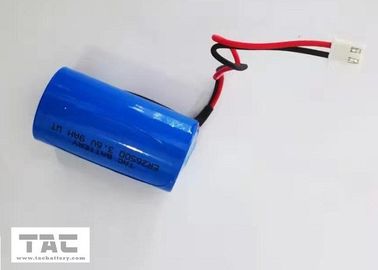 3.6v Lisocl2 बैटरी ER26500 9AH पानी मीटर एमीटर के लिए कनेक्टर के साथ